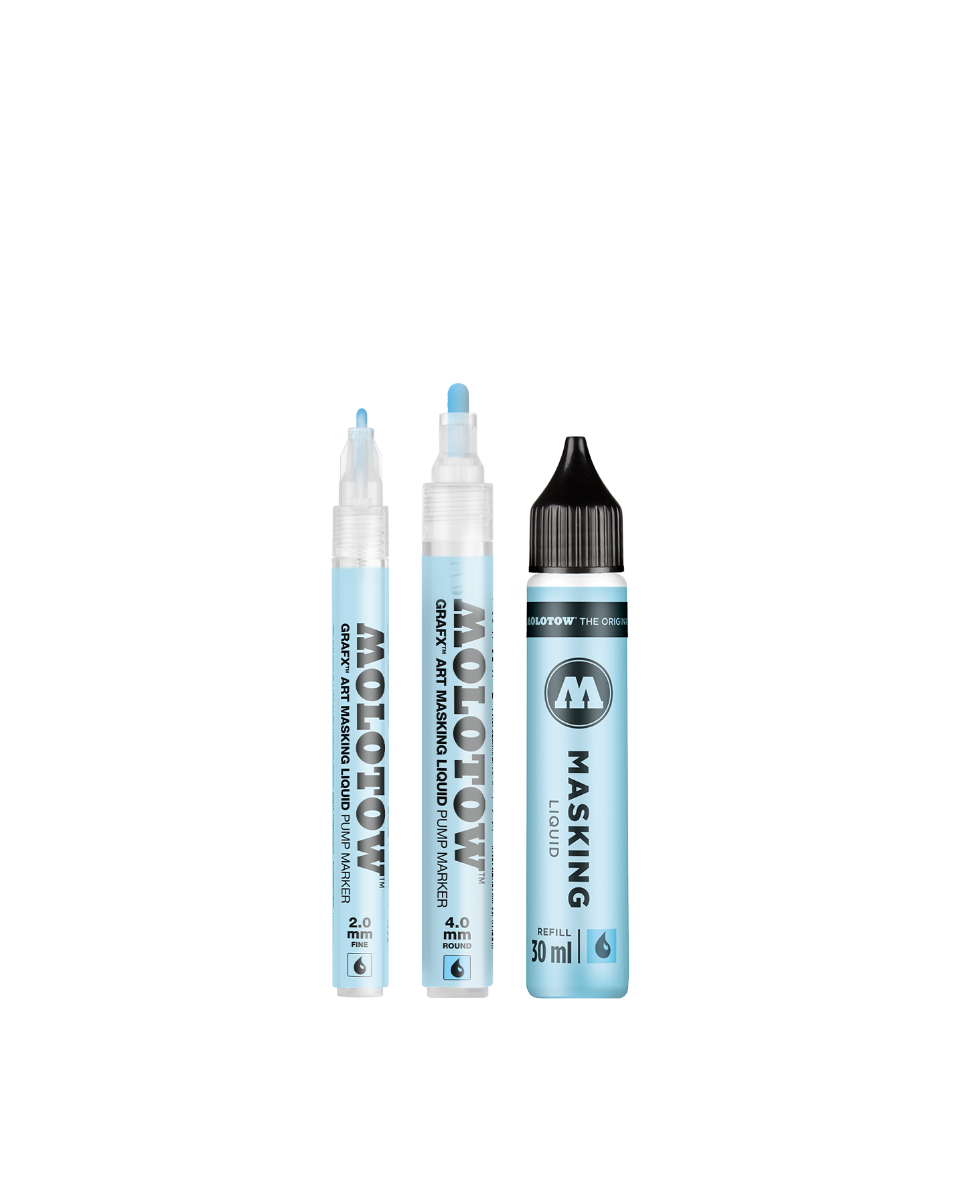 Ricarica Masking Liquid Molotow per mascheratura