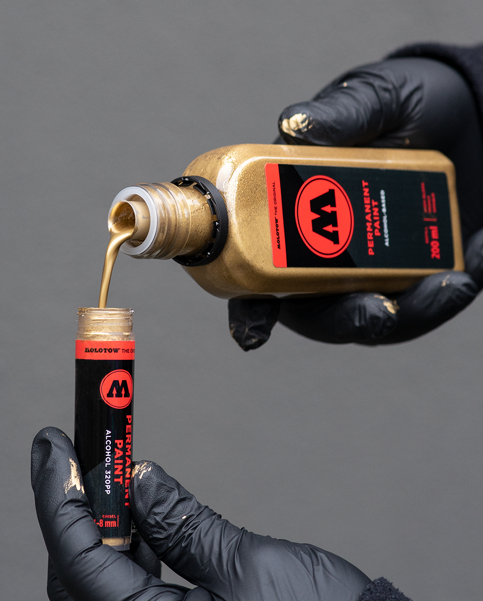 Ricarica Permanent Paint Molotow base alcolica 200ml