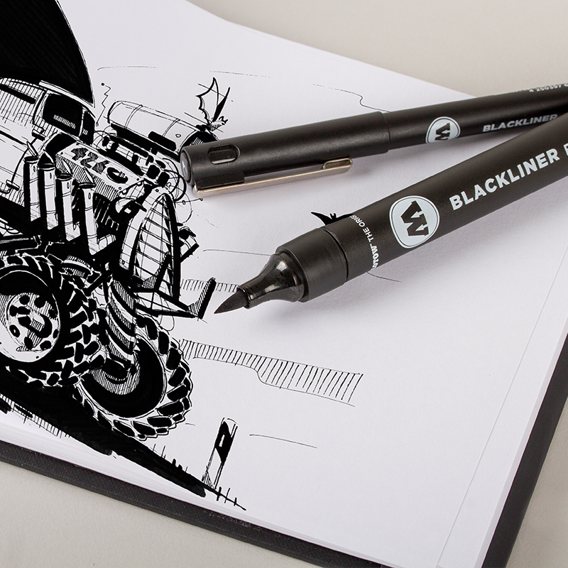 Blackbook Molotow per graffiti e sketching copertina nera