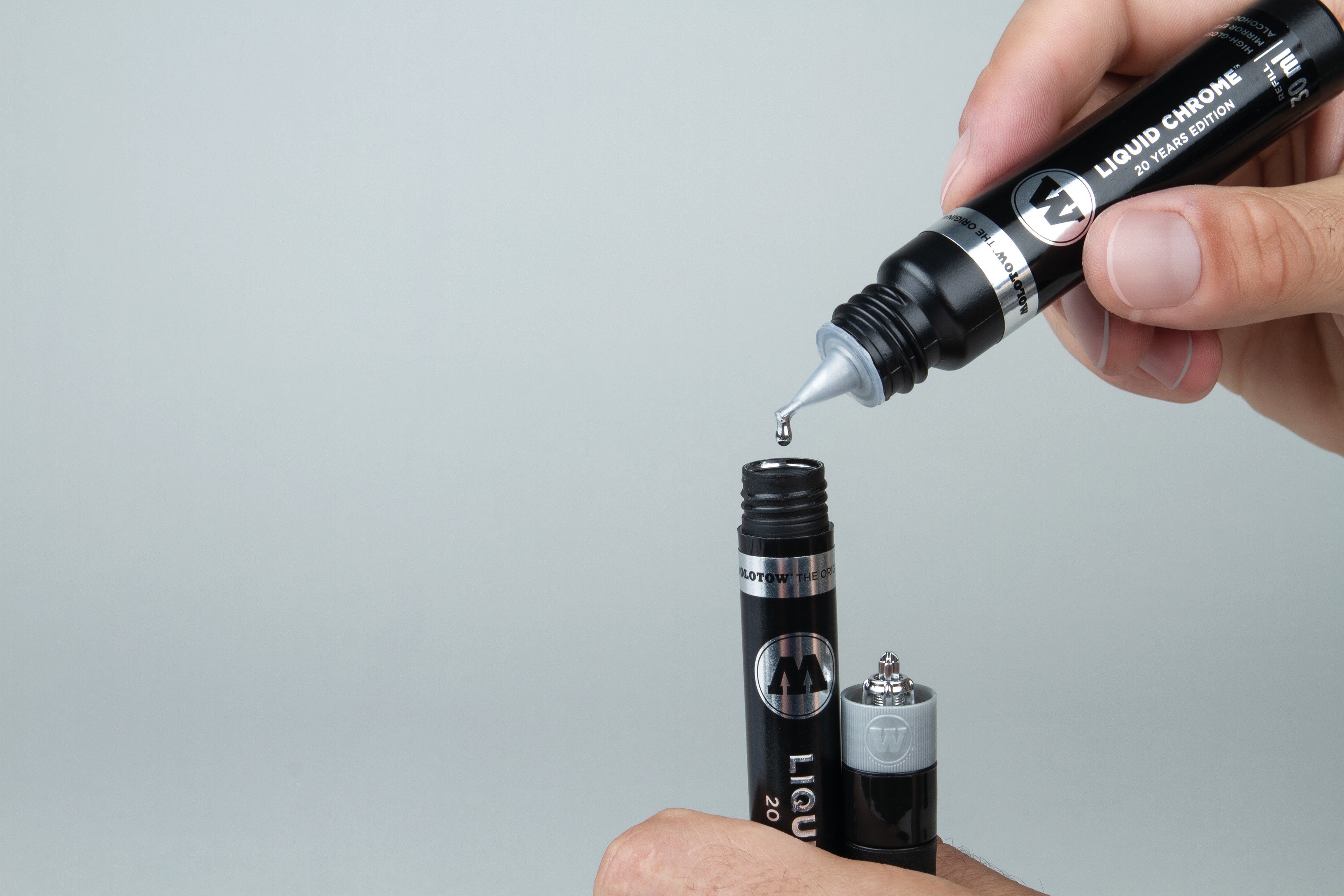  Ricarica Liquid Chrome Molotow effetto specchio