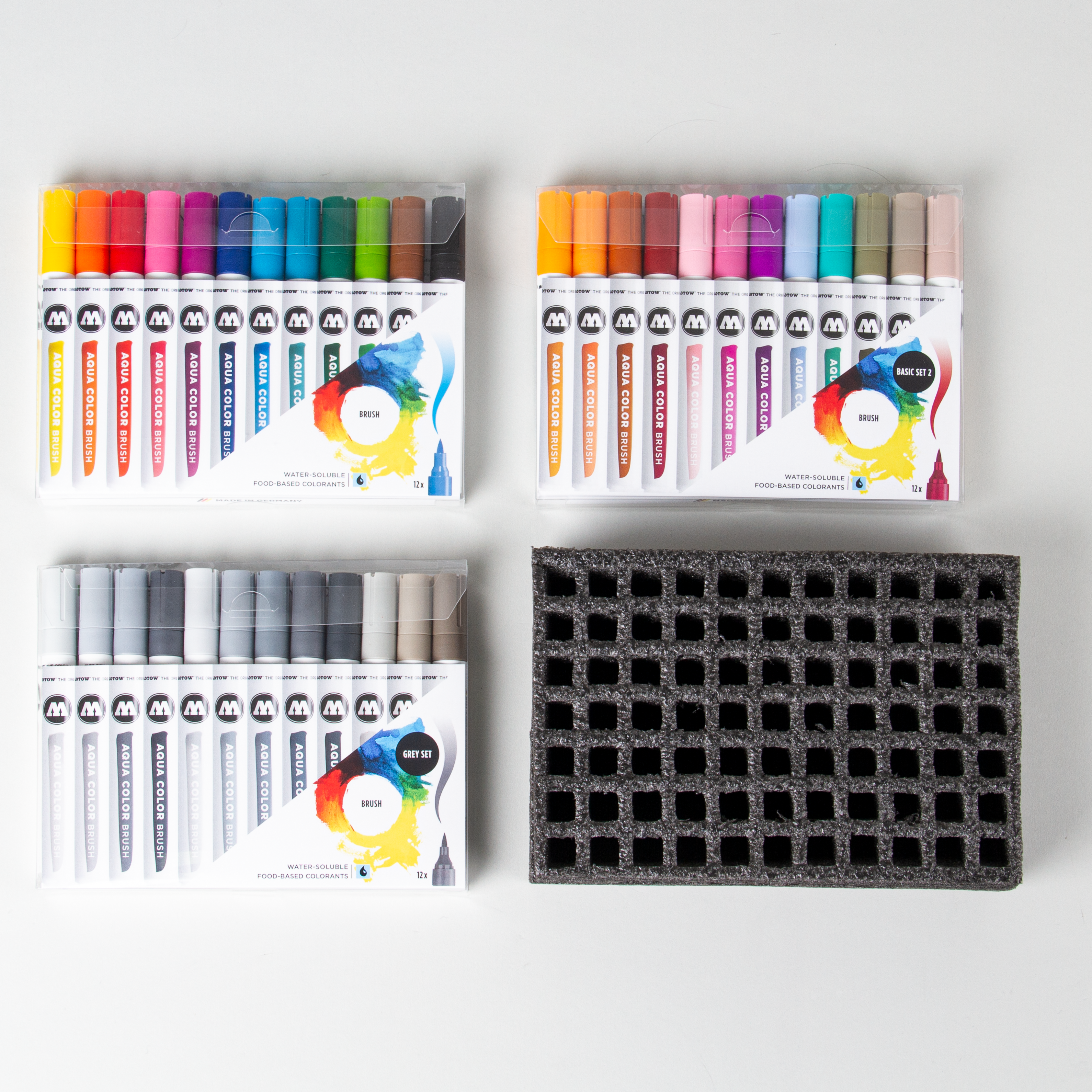 Aqua Color Brush Set completo