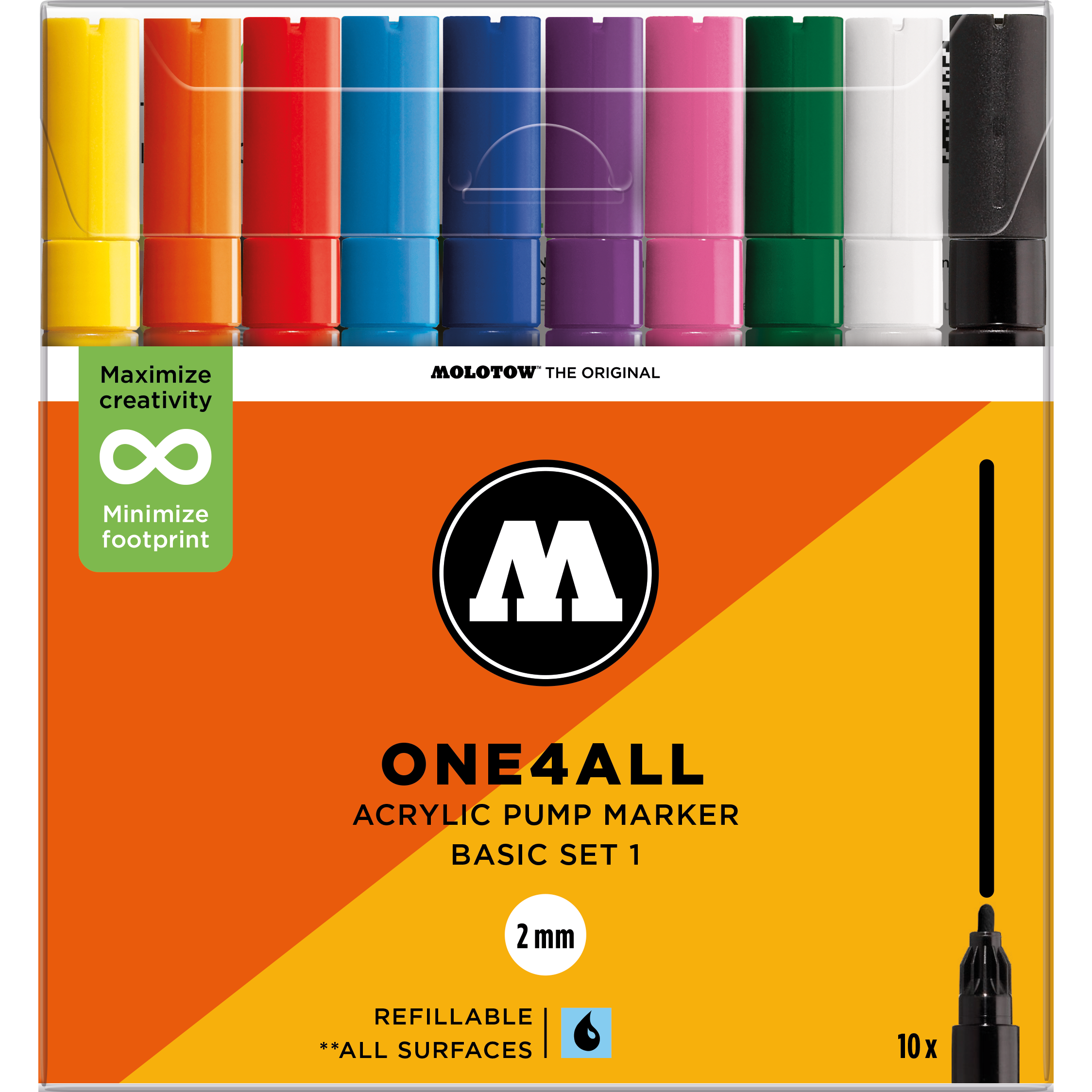Set da 10 One4All 2 mm Basic 1