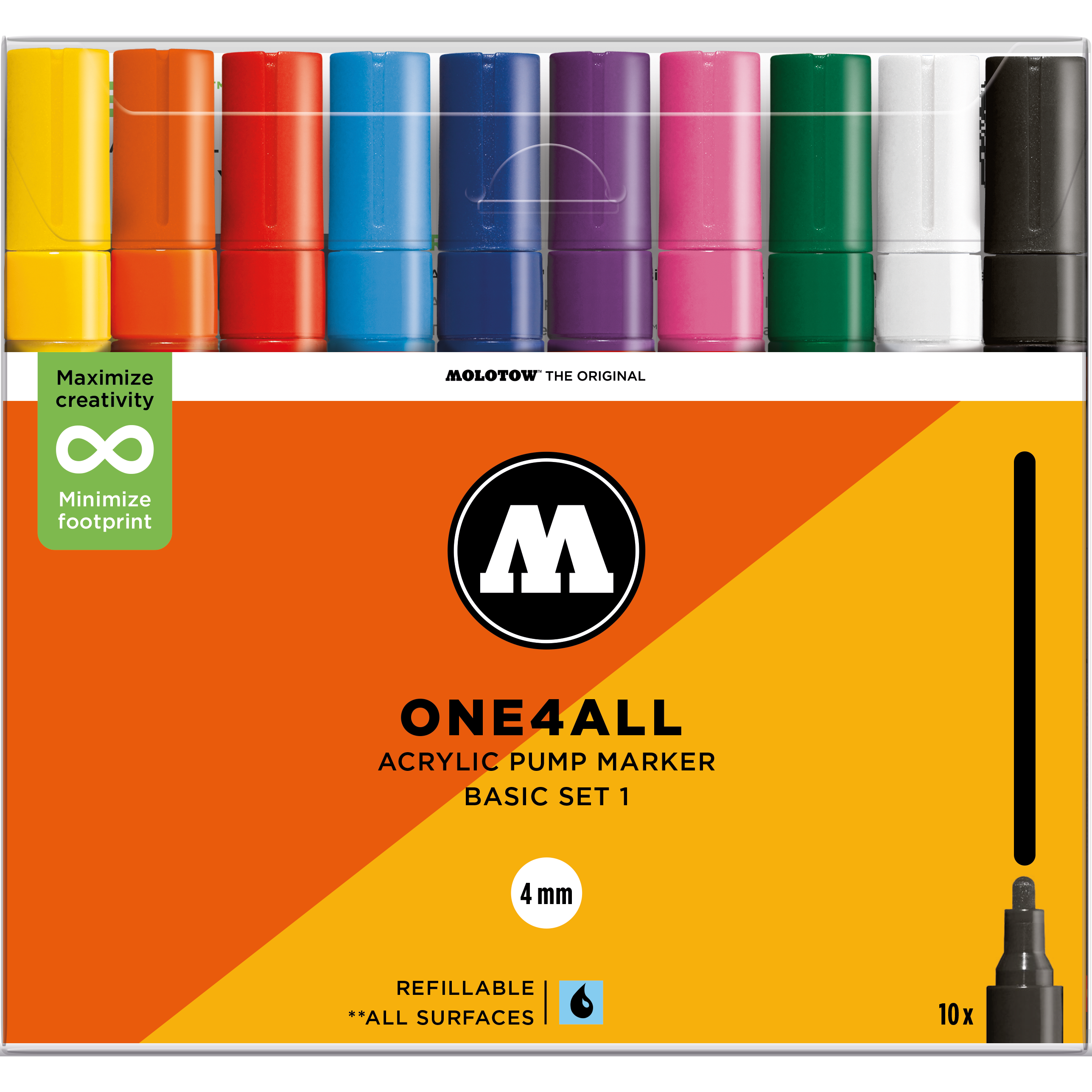 Set da 10 One4All 4 mm Basic 1