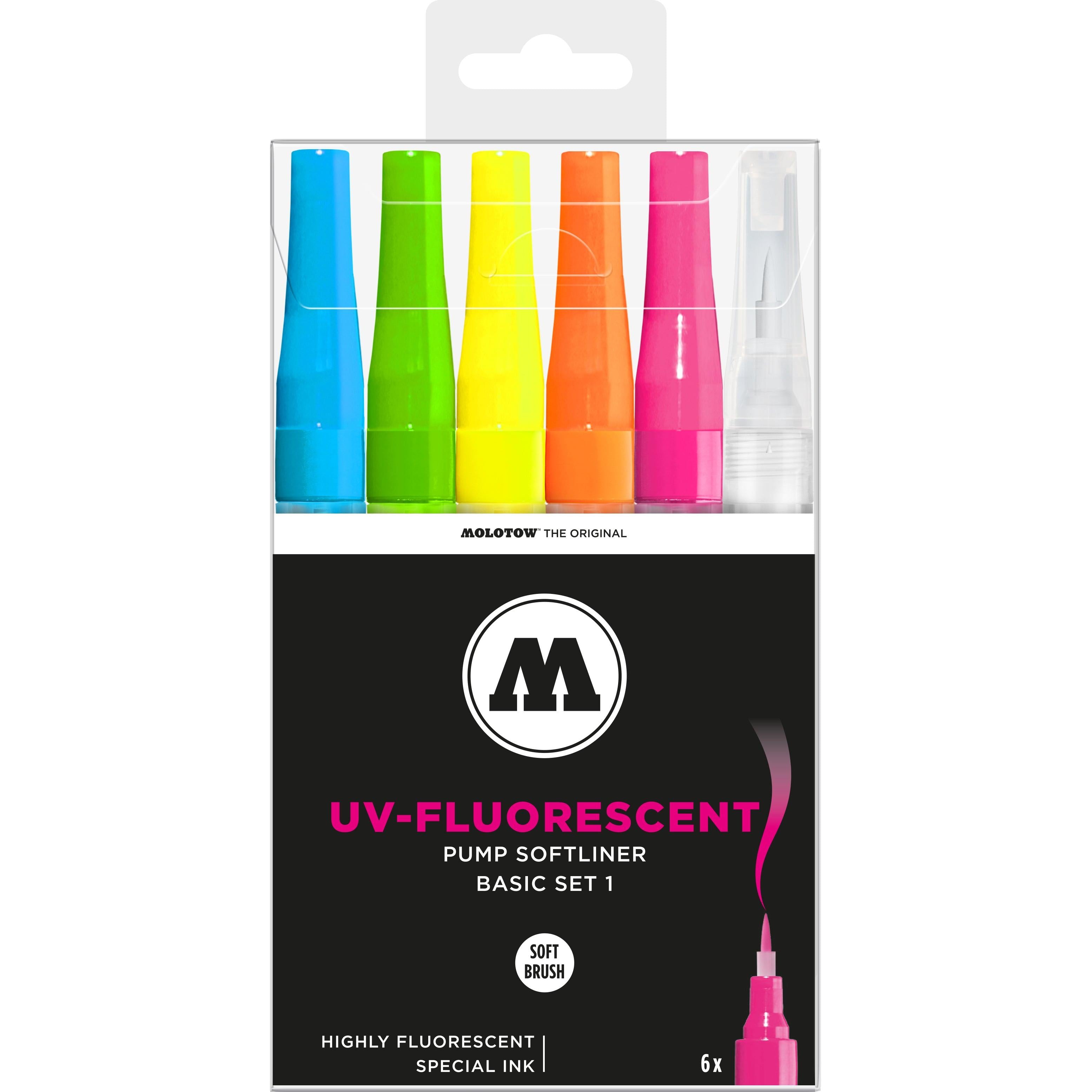 Set Pennarelli UV-Fluorescent