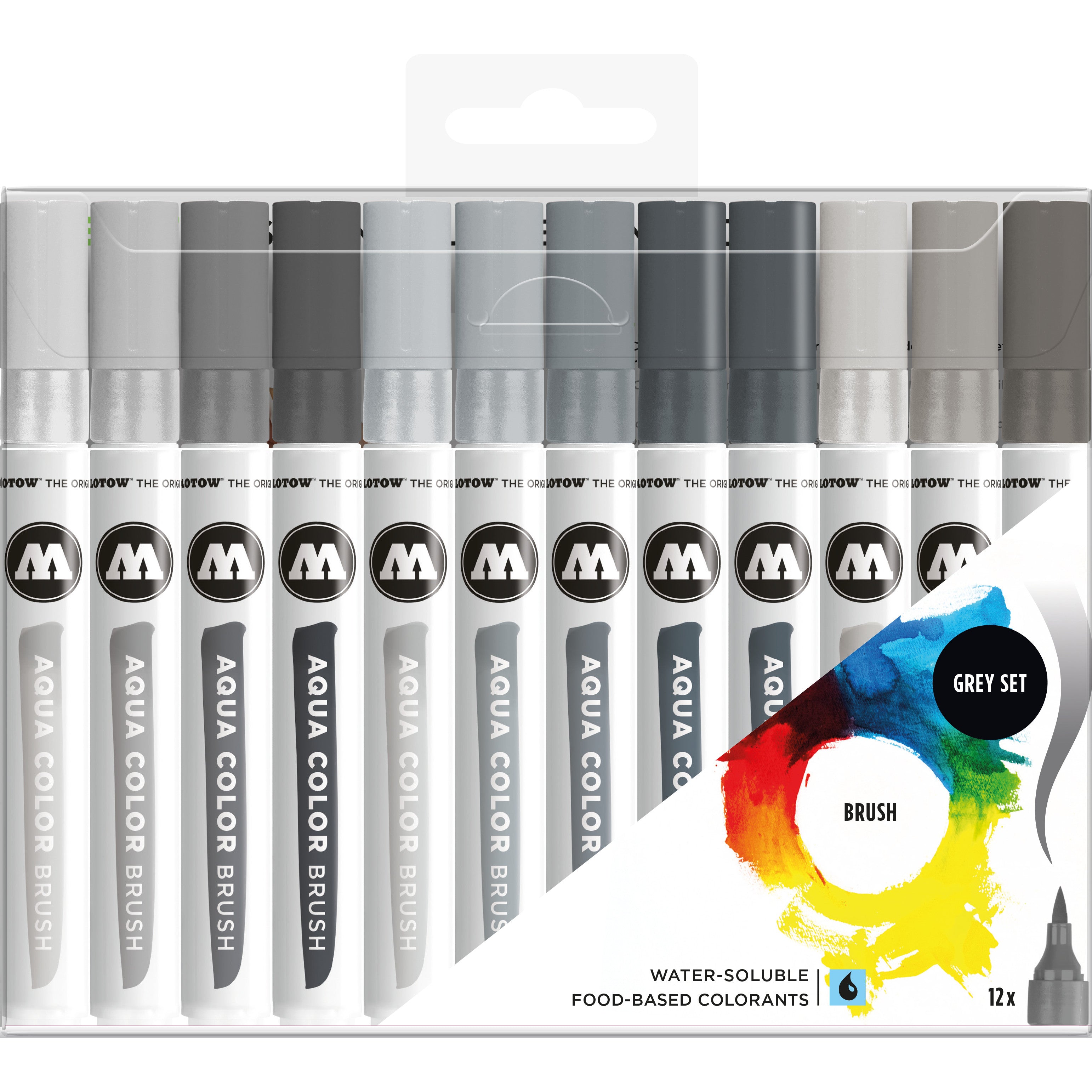 Aqua Color Brush Set 3