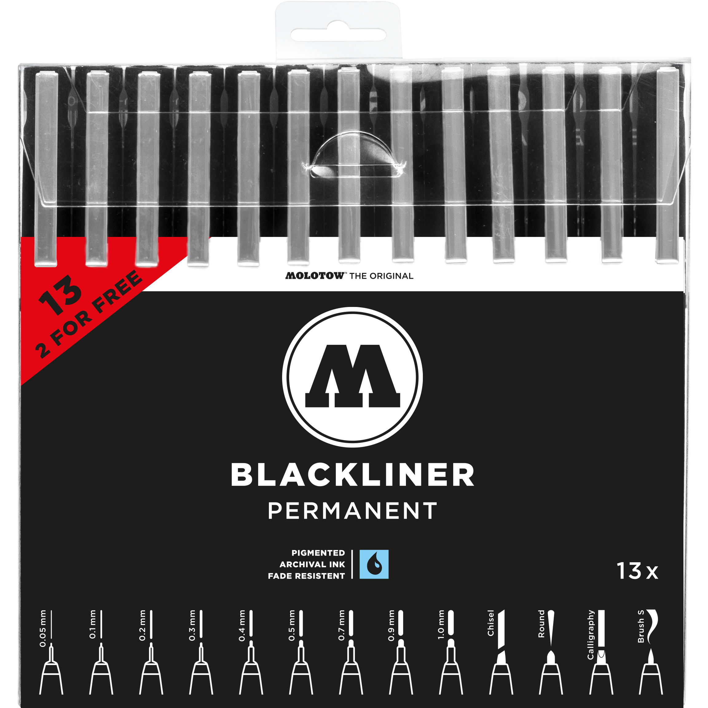 Blackliner Set da 13 marker
