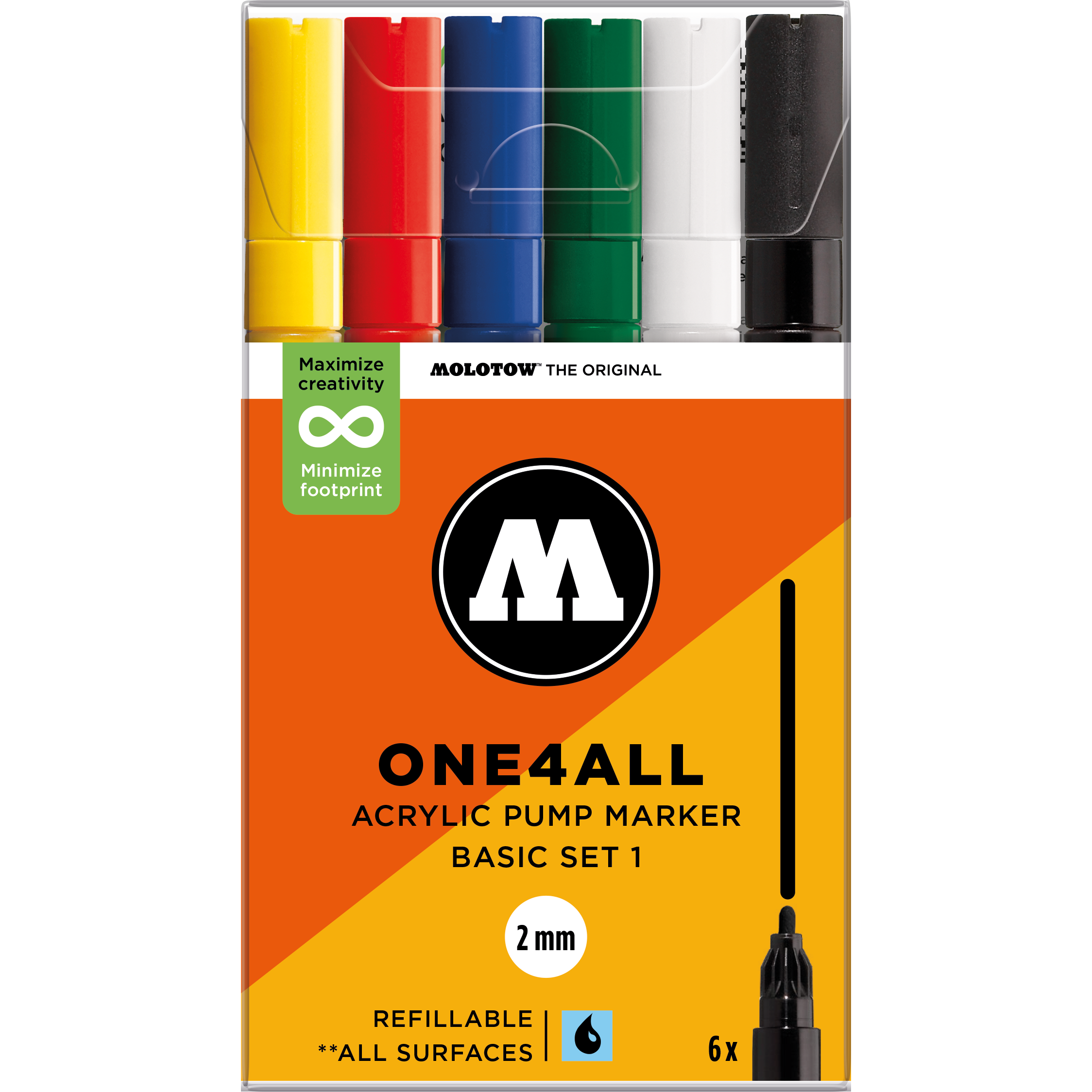 Set da 6 One4All 2 mm Basic