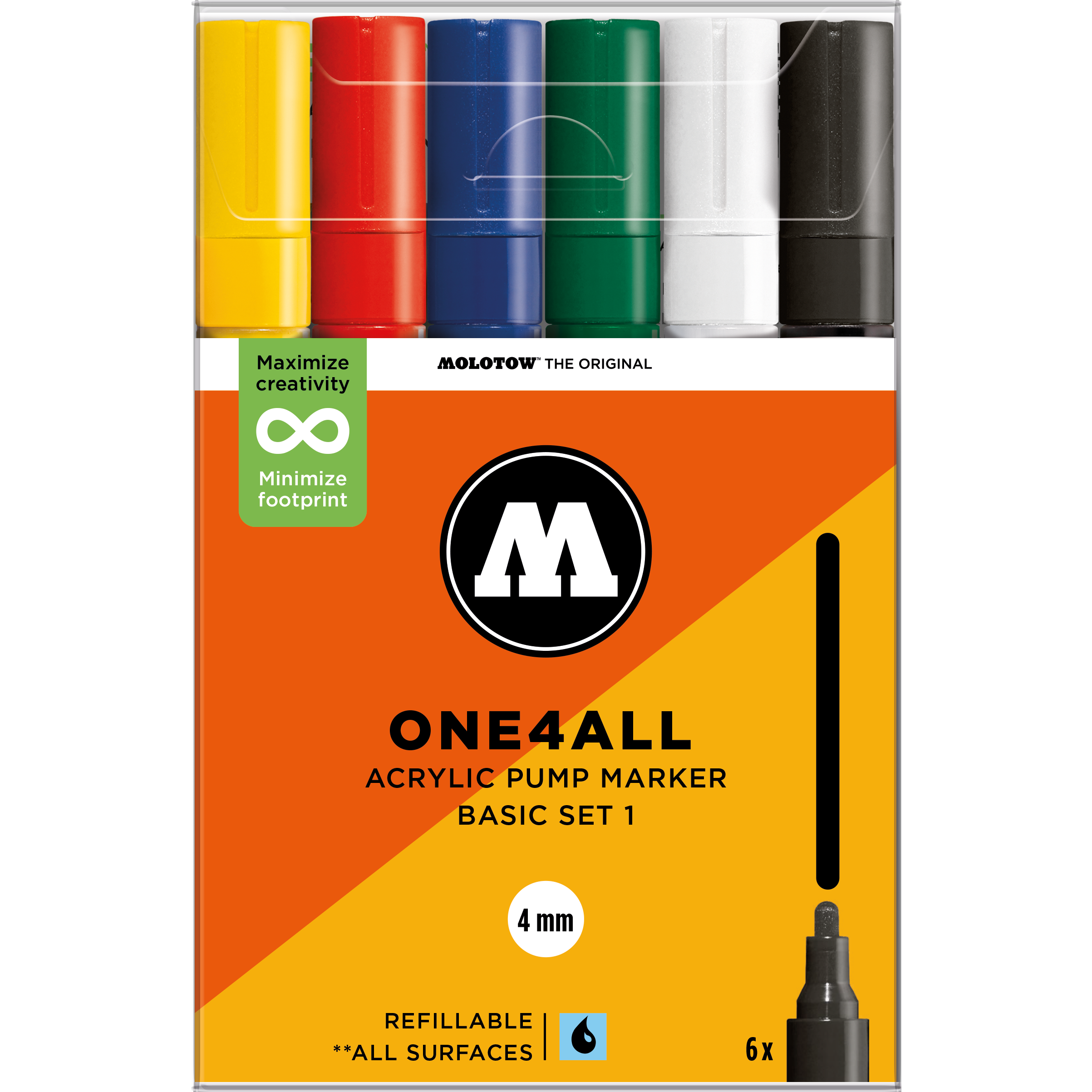 Set da 6 One4All 4 mm Basic 1