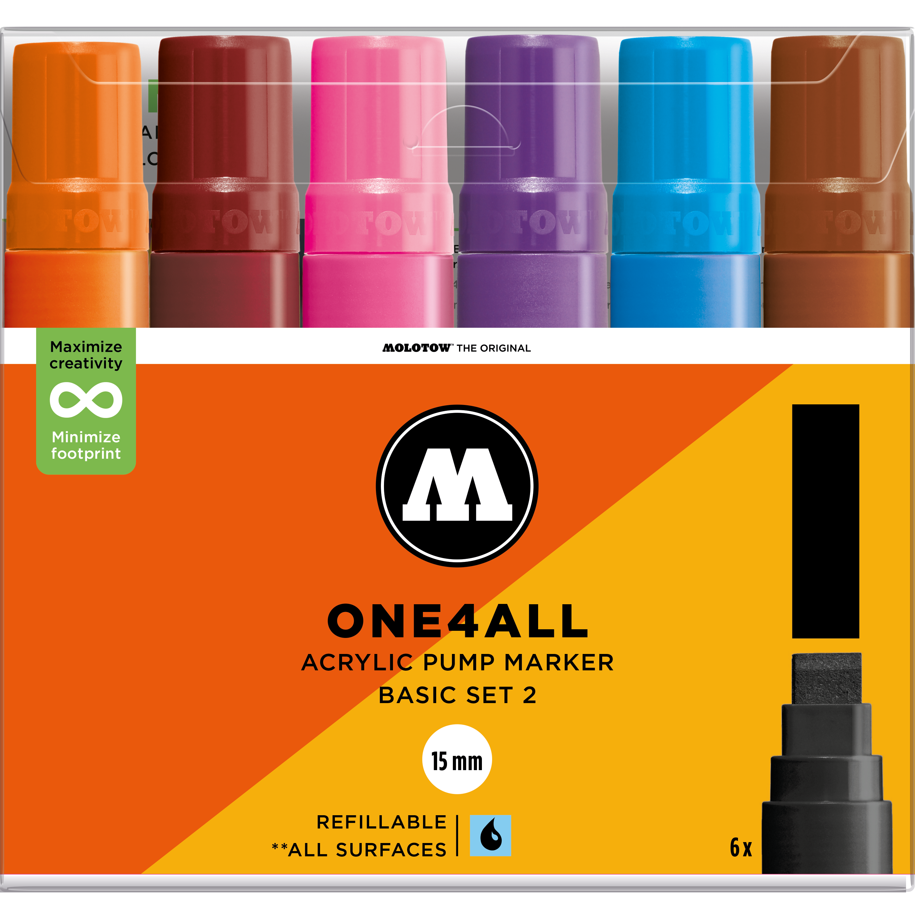 Set da 6 One4All 15 mm Basic 2