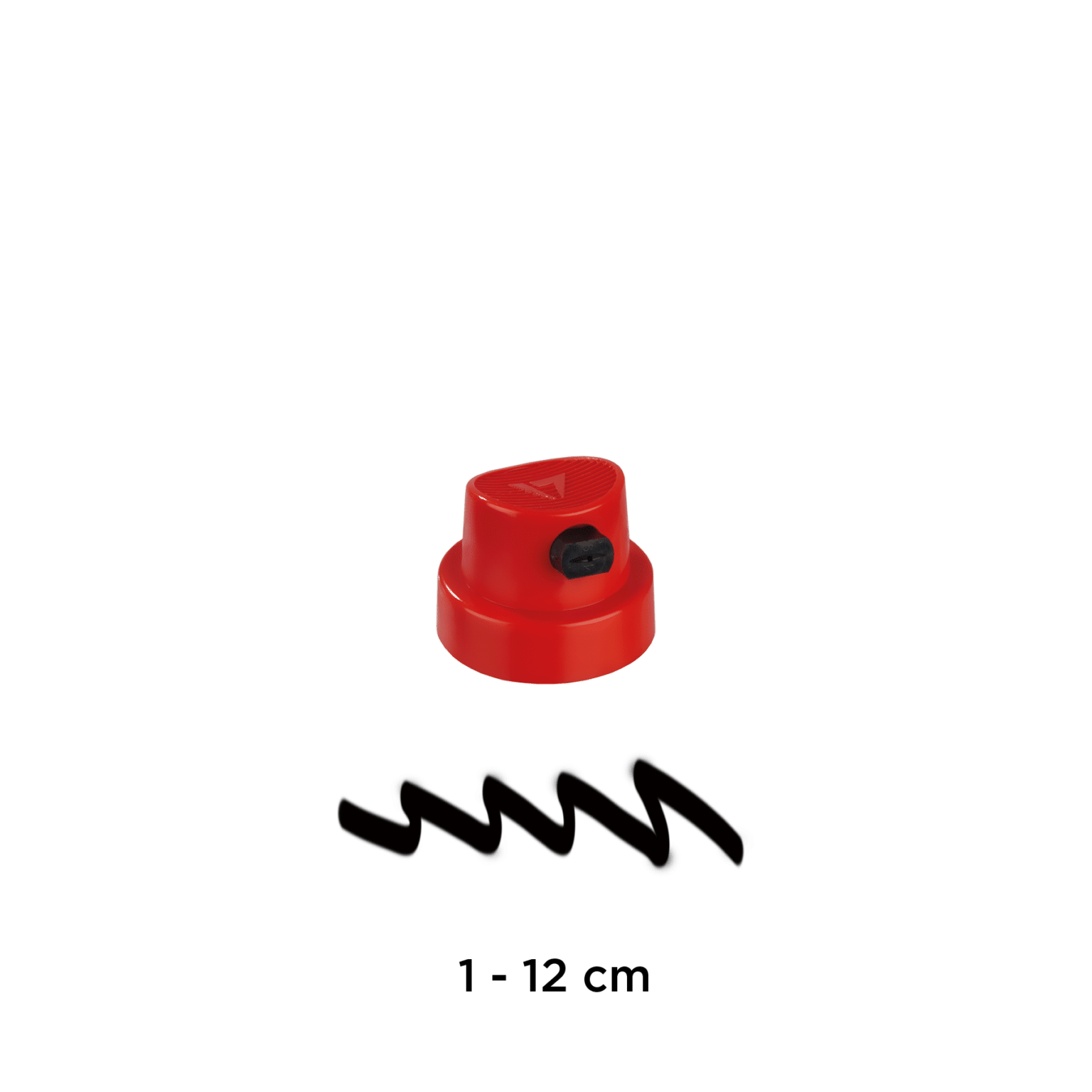 Spray Cap Flat Jet Artist 2 rosso/nero