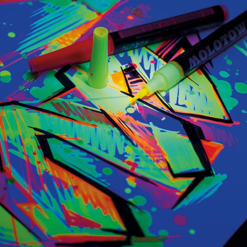 Set Pennarelli UV-Fluorescent